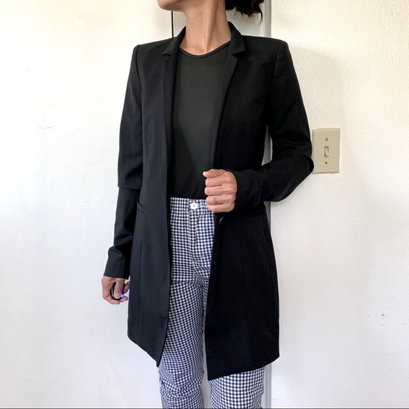 baboon Jackets & Blazers - SOLD Babaton Aidan Wool Blazer Jacket in Black sz 6